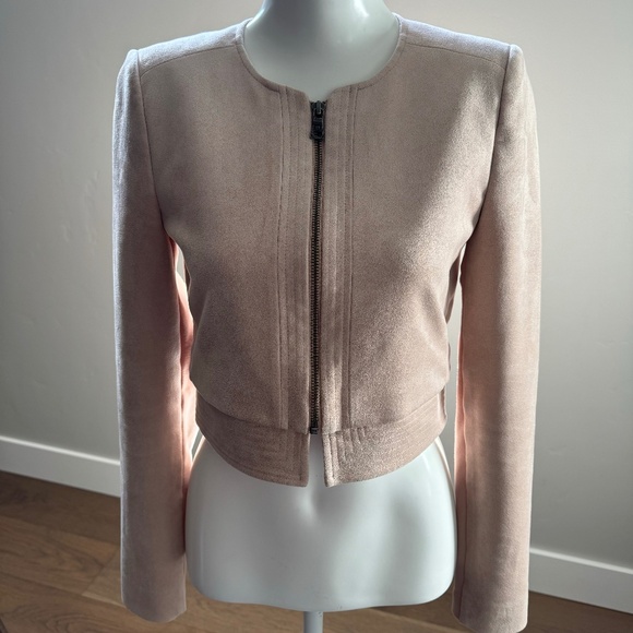BCBGMaxAzria Duke Jacket in Bare Pink - Picture 1 of 5